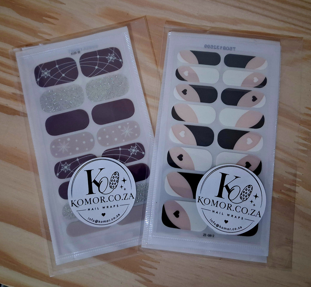 LEP NAIL WRAPS (these 2 for R120)