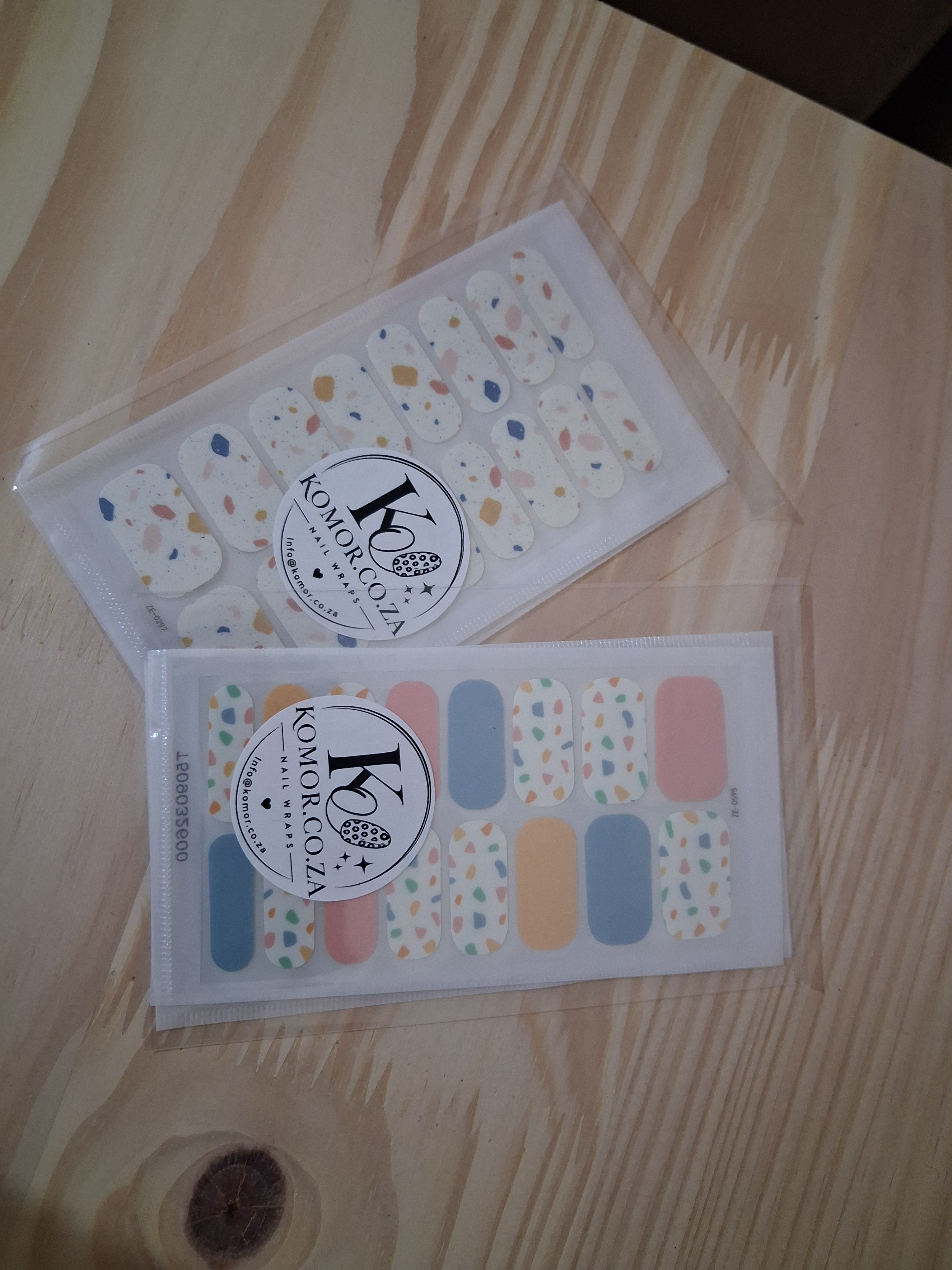 Candy paint nail wraps (these 2 sets @R120)