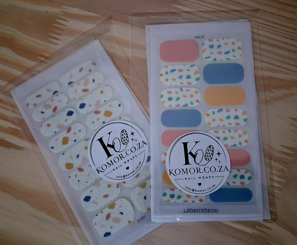 Candy paint nail wraps (these 2 sets @R120)