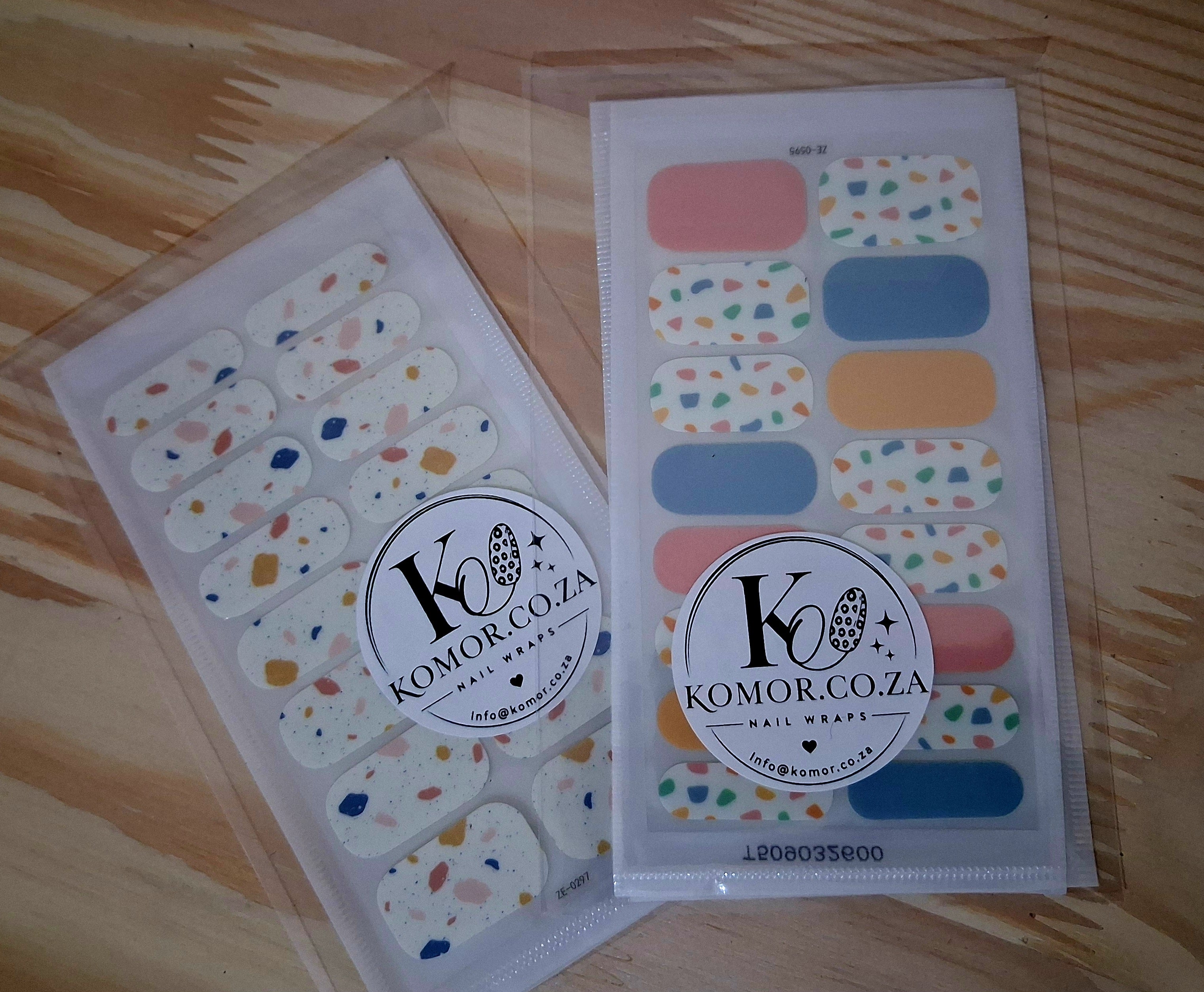 Candy paint nail wraps (these 2 sets @R120)