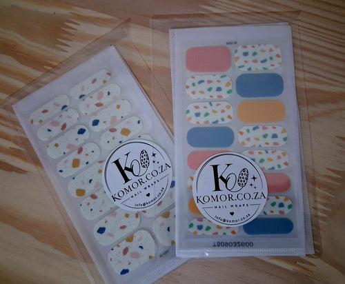 Candy paint nail wraps (these 2 sets @R120)