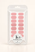 Nail wrap set Nude pink + Glitter