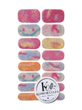 Nail wrap set Glitter mess