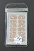 Nail wrap set Star nude