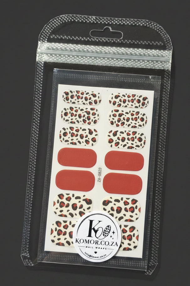 Nail wrap set Safari